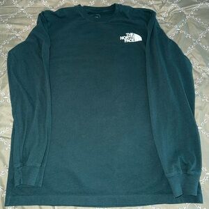 The North Face Men's Teal Long Sleeve Tee